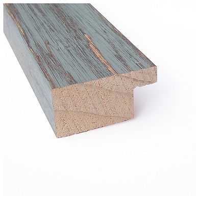 Dixie Rustic Non-beveled Wood Bathroom Wall Mirror