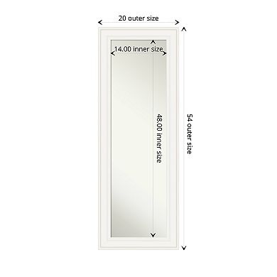 Amanti Art Ridge On the Door - Full Length Mirror