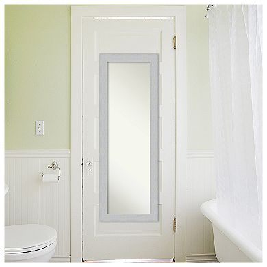 Shiplap Wood On the Door - Full Length Mirror