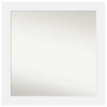 Corvino Non-beveled Wood Bathroom Wall Mirror
