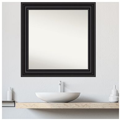 Colonial Non-beveled Bathroom Wall Mirror