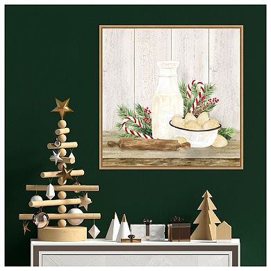 Christmas Kitchen II by Tara Reed Framed Canvas Wall Art Print