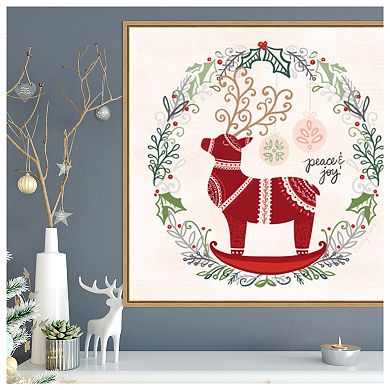 Hygge Christmas II by Noonday Design Framed Canvas Wall Art Print
