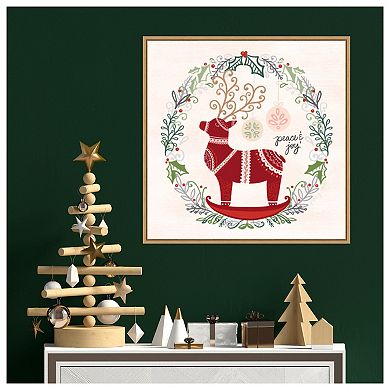 Hygge Christmas II by Noonday Design Framed Canvas Wall Art Print
