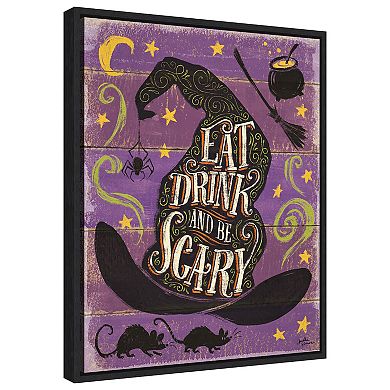Fright Night II by Janelle Penner Framed Canvas Wall Art Print