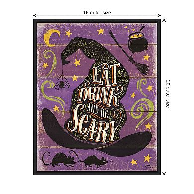 Fright Night II by Janelle Penner Framed Canvas Wall Art Print