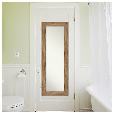 Amanti Art Owl Wood On the Door - Full Length Mirror