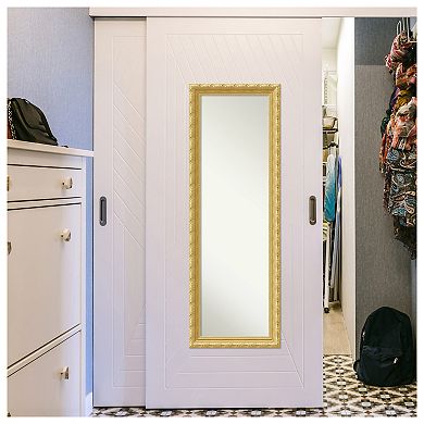 Amanti Art Versailles Wood On the Door - Full Length Mirror