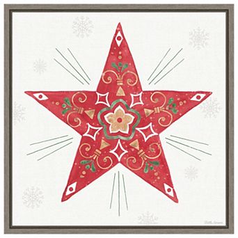 Christmas Charm XI by Beth Grove Framed Canvas Wall Art Print