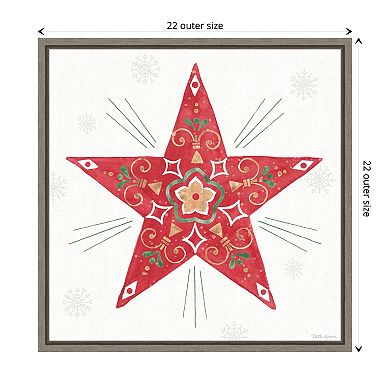 Christmas Charm XI by Beth Grove Framed Canvas Wall Art Print
