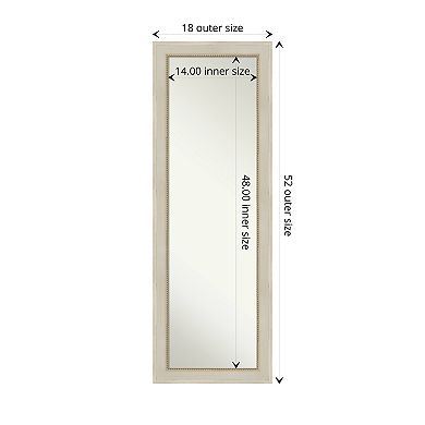 Amanti Art Parthenon Wood On the Door - Full Length Mirror