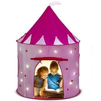 Play Tent Princess Castle Pink - Portable Kids Pop Up Tent Foldable Into A Carrying Bag