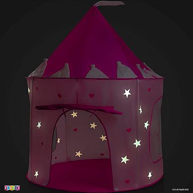 Play Tent Princess Castle Pink - Portable Kids Pop Up Tent Foldable Into A Carrying Bag