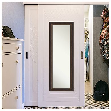 Amanti Art Lara Wood On the Door - Full Length Mirror