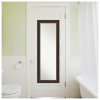 Amanti Art Lara Wood On the Door - Full Length Mirror