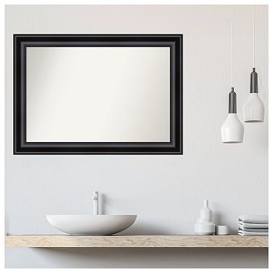 Grand Non-beveled Bathroom Wall Mirror