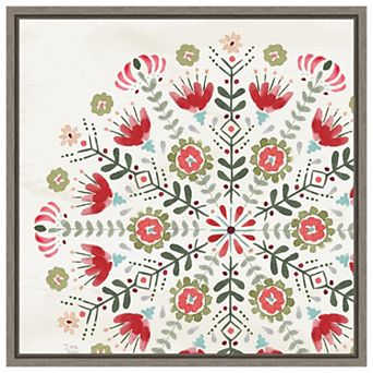 Festive Season IX by Dina June Framed Canvas Wall Art Print