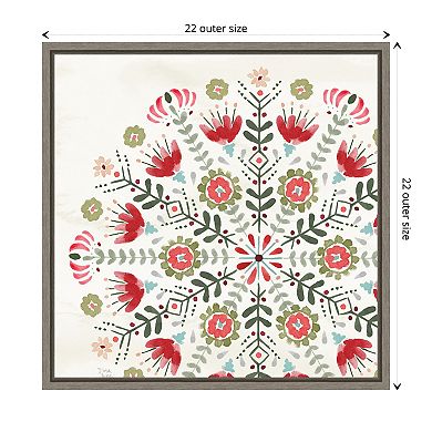 Festive Season IX by Dina June Framed Canvas Wall Art Print