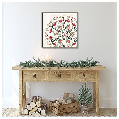 Festive Season IX by Dina June Framed Canvas Wall Art Print