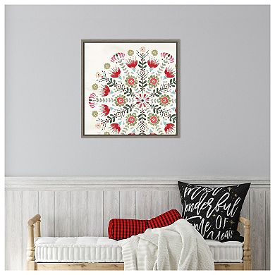 Festive Season IX by Dina June Framed Canvas Wall Art Print