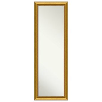 Amanti Art Townhouse Wood On the Door - Full Length Mirror