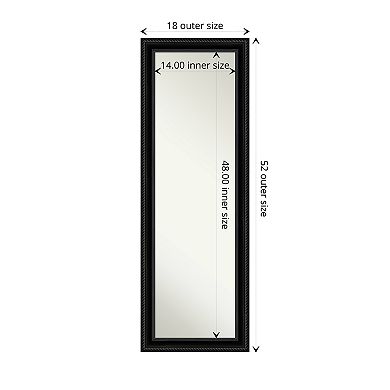 Amanti Art Corded On the Door - Full Length Mirror