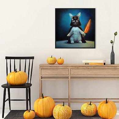 Bunny Vader by Lucia Heffernan Framed Canvas Wall Art Print