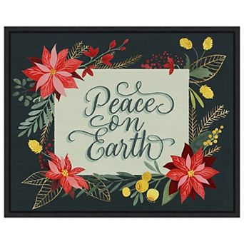 Bright Christmas Night II by Grace Popp Framed Canvas Wall Art Print