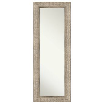 Trellis Wood On the Door - Full Length Mirror