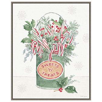 Christmas Charm II by Beth Grove Framed Canvas Wall Art Print