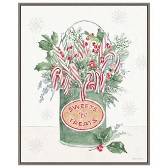 Christmas Charm II by Beth Grove Framed Canvas Wall Art Print