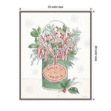 Christmas Charm II by Beth Grove Framed Canvas Wall Art Print