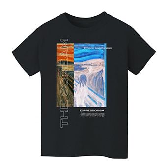 Kid's 8-20 Munch Expressionism Graphic Tee
