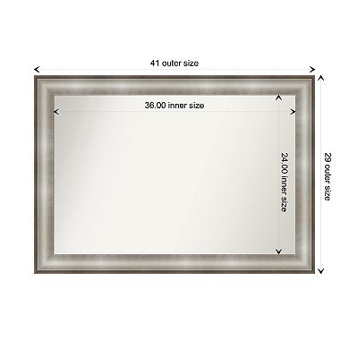 Imperial Non-beveled Bathroom Wall Mirror