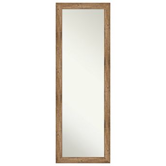 Amanti Art Owl Narrow Wood On the Door - Full Length Mirror