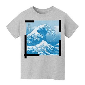 Kid's 8-20 Hokusai Tape Graphic Tee