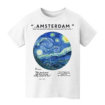 Kid's 8-20 Van Gogh Amsterdam Graphic Tee