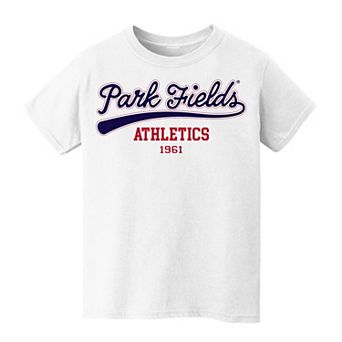 Kid's 8-20 Sixty One Navy and Red Graphic Tee