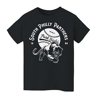 Kid's 8-20 South Philly Panthers White Graphic Tee