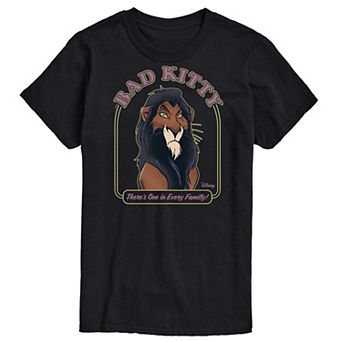 Disney Villains Scar Men's Bad Kitty Graphic Tee