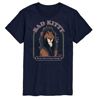 Disney Villains Scar Men's Bad Kitty Graphic Tee