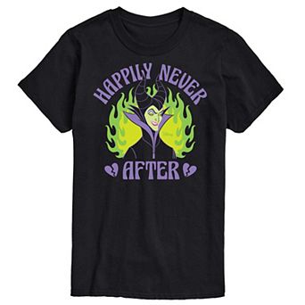 Disney Villains Sleeping Beauty Maleficent Men's Happily Never After Graphic Tee