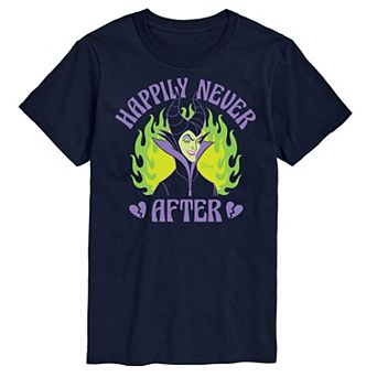 Disney Villains Sleeping Beauty Maleficent Men's Happily Never After Graphic Tee