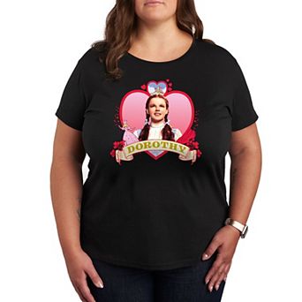 Plus Wizard of Oz Heart Dorothy Graphic Tee