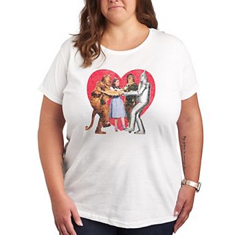 Plus Wizard of Oz Group Photo Heart Graphic Tee
