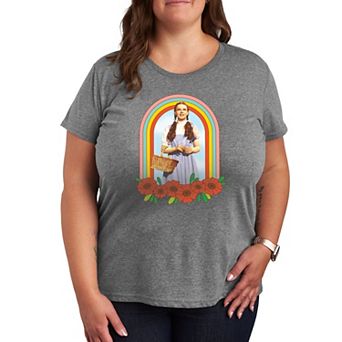 Plus Wizard of Oz Dorothy Rainbow Graphic Tee