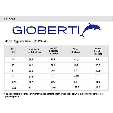 Gioberti Men's Club Stripe Regular Fit Polo Shirt