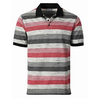 Gioberti Men's Club Stripe Regular Fit Polo Shirt
