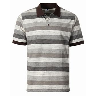 Gioberti Men's Club Stripe Regular Fit Polo Shirt