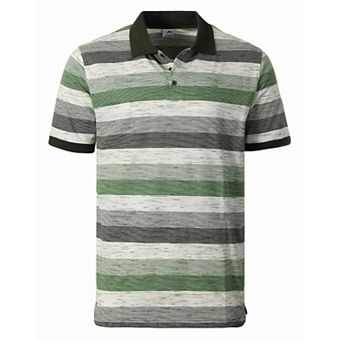 Gioberti Men's Club Stripe Regular Fit Polo Shirt